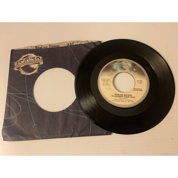Pointer Sisters 7" Vinyl Record - Neutron Dance / Telegraph Your Love - 1983 Pla - Picture 6 of 6